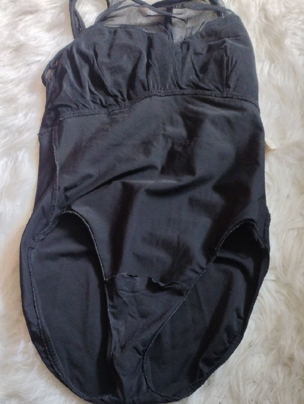 Miraclesuit Black One-Piece Swimsuit with Silver Tag Detail - Picture 3 of 6